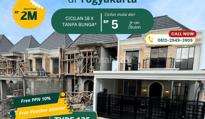 Rumah Elit Jogja 2M An Dengan Kemewahan American Style  1