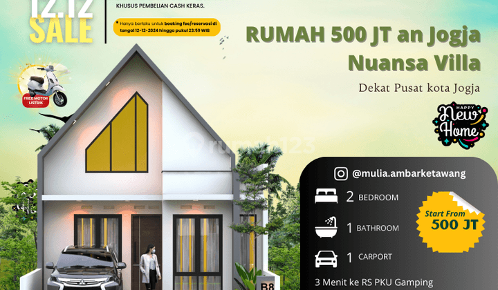 Rumah Mewah Nuansa Villa Dengan Konsep Mezzanine Dekat Kota Jogja 1