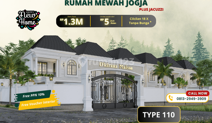 Rumah Mewah Yogyakarta Area Bandara Adisucipto  1