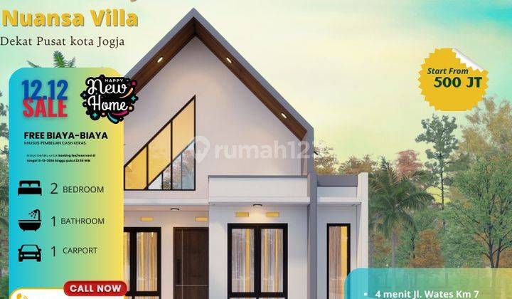 Rumah Murah 1 Lantai Dengan Cicilan Bertahap Area Yogyakarta Kota 1