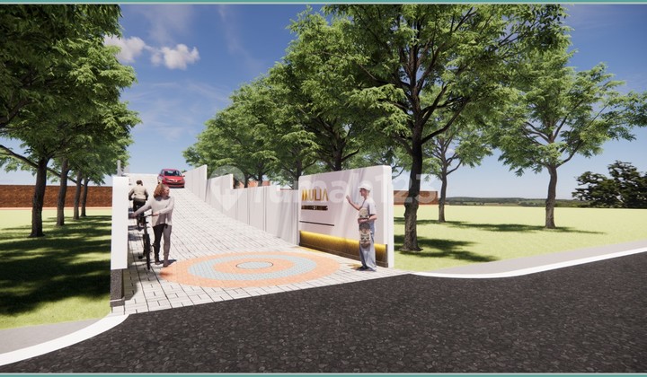 Rumah di Sleman Nuansa Villa + Taman Bermain Jalan Wates Km 6