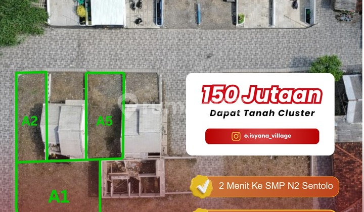 Dijual Tanah Dalam Cluster Luas 139 Meter Akses Super Lebar