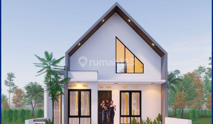 Jual Rumah Sleman Ada Pos Security Ambarketawang Gamping Scandinavian 1