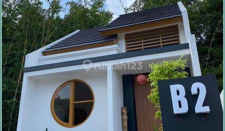 Rumah Murah di Jogja Jepang Modern 20 Menit Ke Kota Dalam Cluster Free 2 Unit Ac 1