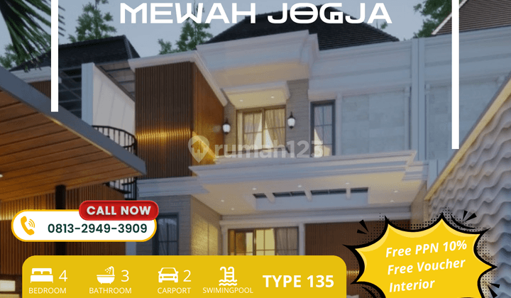 Rumah Super Mewah Jogja Dengan Desain Modern Yang Tak Tertandingi 1