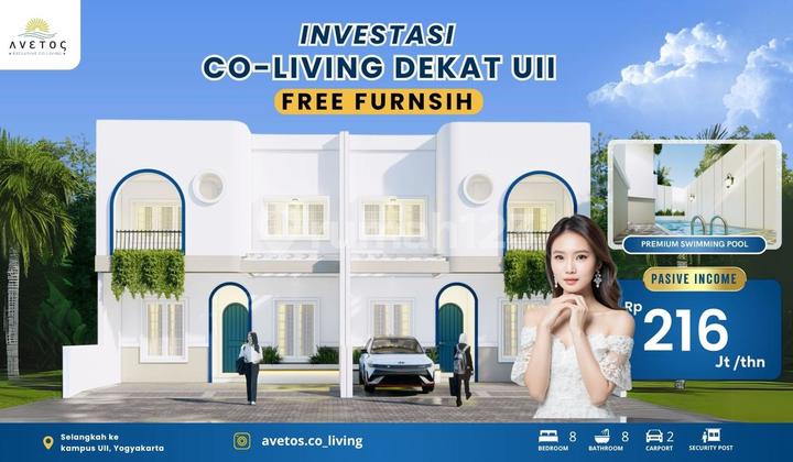 Dijual Kost Co Living Eksklusif Kaliurang Jogja Dekat Kampus UII