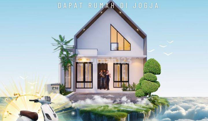 Rumah di Sleman + Motor Listrik Gratis Hemat Ramah Lingkungan 1