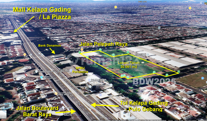 Dijual Tanah di Kelapa Gading, 3 Ha, Lokasi Premium dekat MKG I, Harga Dibawah Njop. Dijual Tanah di Kelapa Gading, 3 Ha, Lokasi Premium dekat MKG I, Harga Dibawah Njop.