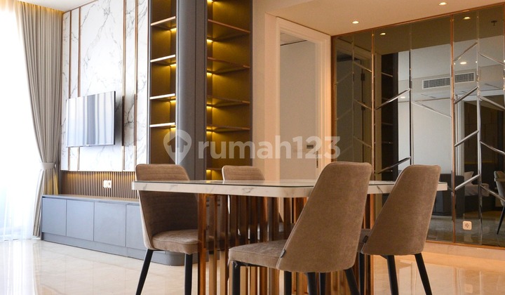 Sewa Apartemen Galaxy Residence 3 BR Tower Elitz Lt 55 Furnished 3