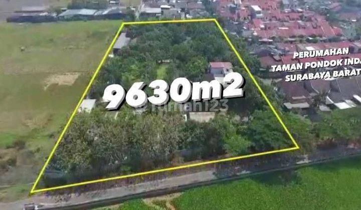 Jual Tanah Kavling Murah di Wiyung Ada 2 Akses Masuk Lelang 2