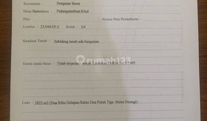 Dijual Tanah Ada Bangunan Di Jalan Utama Tangkuban Perahu  7