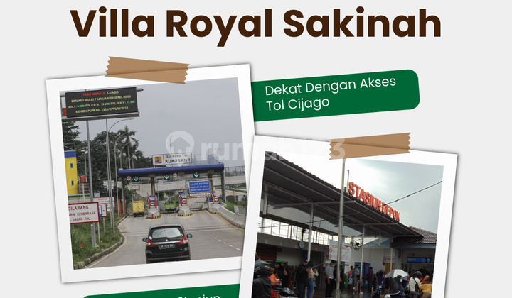 Perumahan Murah di Depok Dekat Stasiun Kota Dp 5 Juta Free Biaya 5