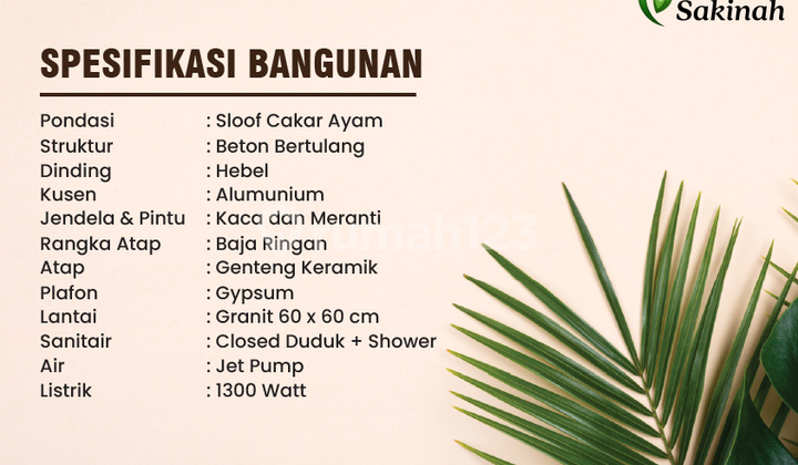 Rumah Elit Di Sawangan Depok Dp 2,9 Jt Cicilan 2 Jutaan Dekat D kandang Farm  6