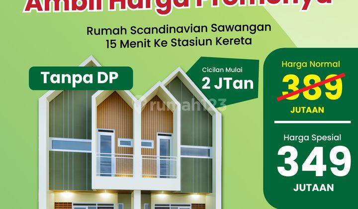 Perumahan Tanpa Dp di Sawangan Depok Cicilan Ringan Free Biaya 1