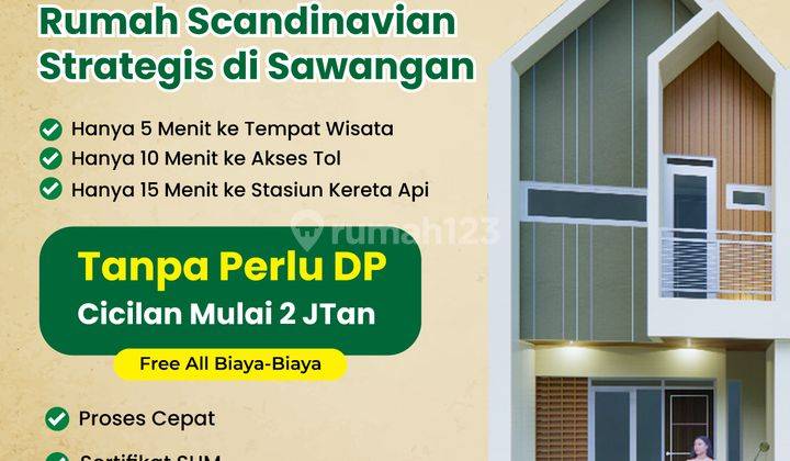 Rumah Dijual di Sawangan Cicilan 2 Jutaan Tanpa Dp Free All Biaya 1