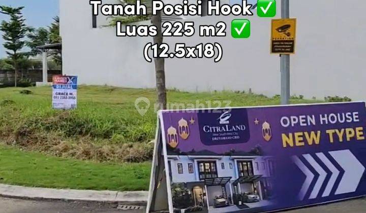 Dijual tanah hook citraland driyorejo 1