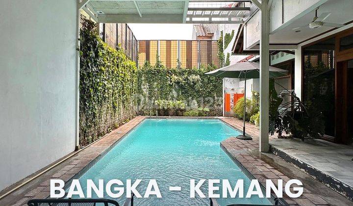 For Sale Rumah Lama Terawat, Premium Area Di Bangka Kemang 1