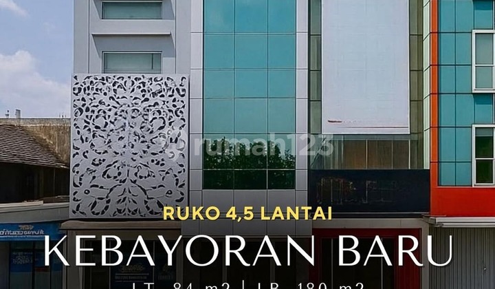 For Sale Ruko 4,5 Lantai Komersial Area 