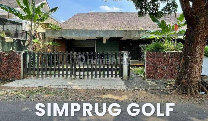 For Sale Hitung Tanah, Jalan Lebar di Simprug Golf 1