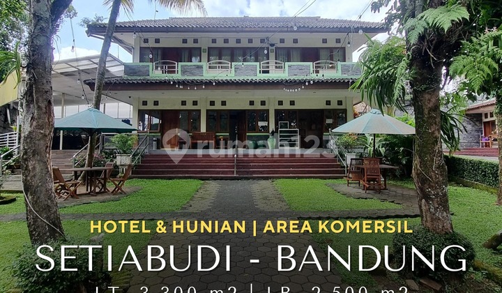 For Sale Hotel & Hunian, Area Komersil, Jalan Raya & Halaman Luas