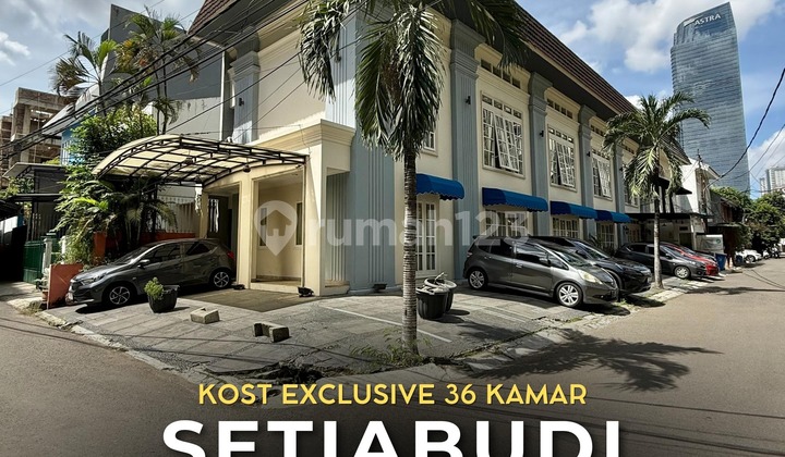 For Sale Kost Exclusive 3 Lantai 36 Kamar, Dekat Stasiun LRT