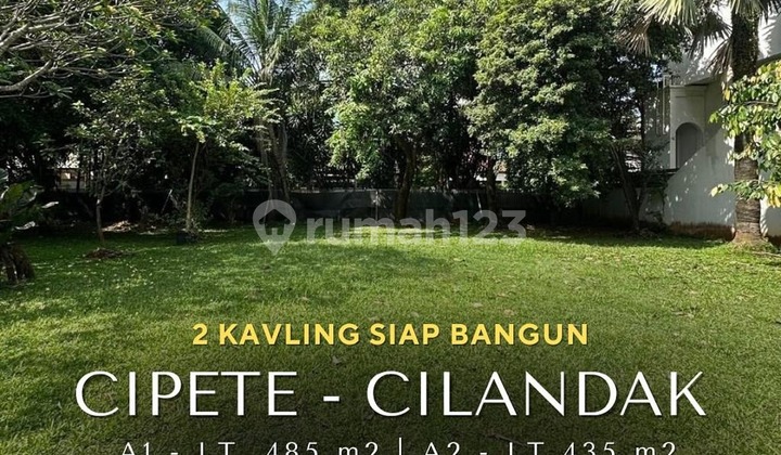 For Sale 2 Kavling Siap Bangun Area Exclusive di Cipete - Cilandak