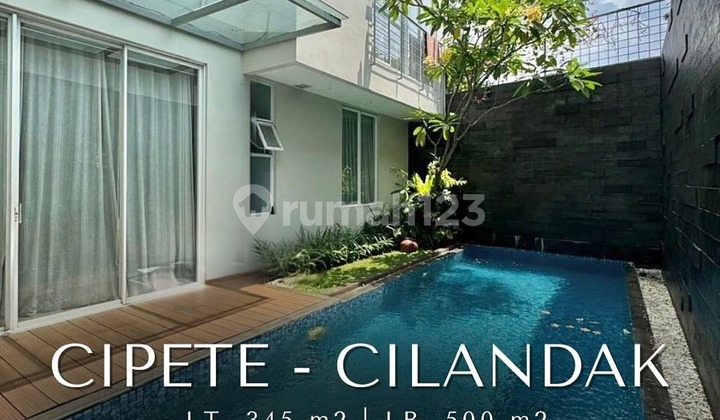 For Sale Rumah Dalam Komplek, One Gate System di Cipete - Cilandak
