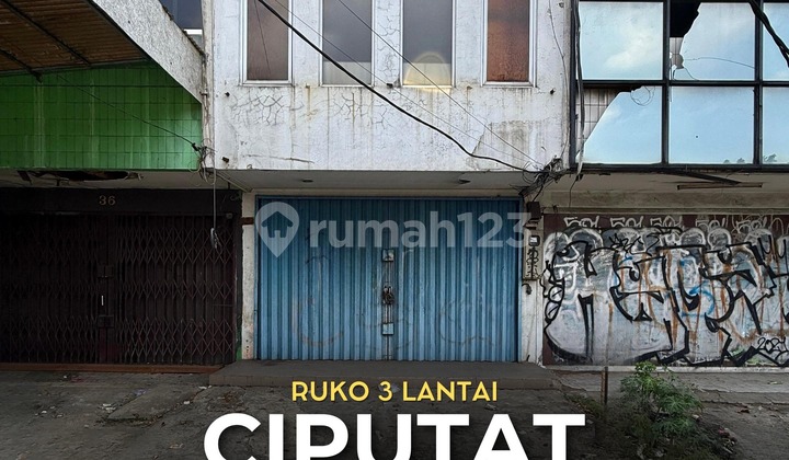 For Sale Ruko 3 Lantai Siap Pakai, Komersial Area Hadap Timur