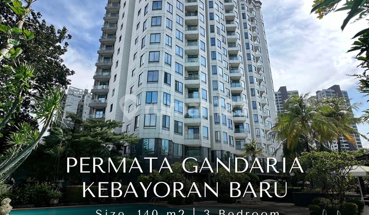 For Sale Permata Gandaria Apartment 3 Bedrooms Ready to Occupy