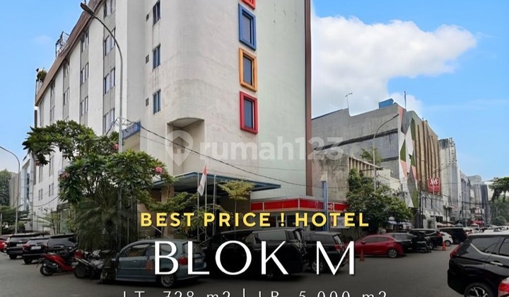 For Sale Hotel Bintang 3 Lokasi Strategis, Dekat ke Blok M Square For Sale Hotel Bintang 3 Lokasi Strategis, Dekat ke Blok M Square