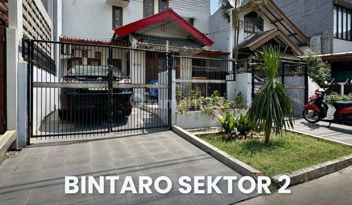 For Sale Rumah 2 Lantai Tanah Luas, Asri Hadap Selatan, SHM 1