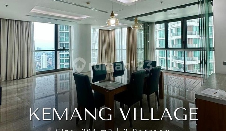 For Sale Kemang Village Tower Bloomington 3 BR Fully Furnished