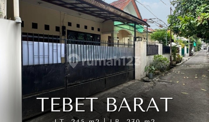 For Sale Rumah Terawat Dekat Tol Dalam Kota - Tebet Barat