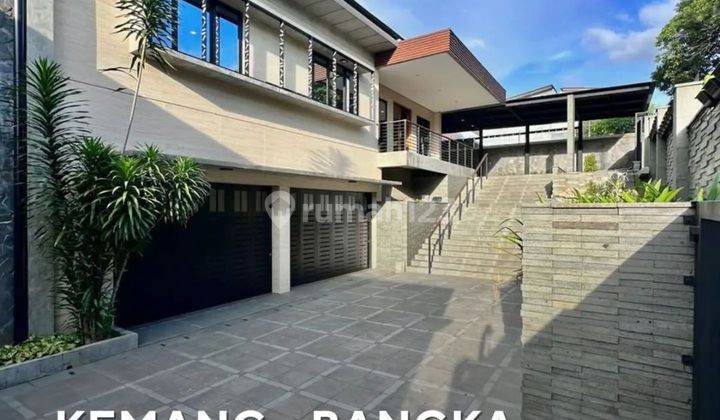 For Sale Modern Tropical House 2 Lantai di Kemang Bangka 1