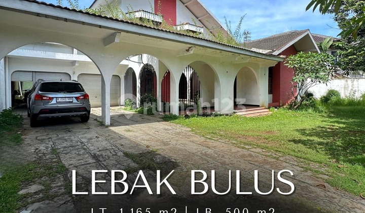 For Sale Rumah 1 Lantai Halaman Luas, Dekat ke Fatmawati