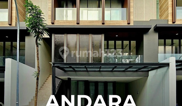 For Sale Rumah 3 Lantai Dalam Townhouse, Dekat Pintu Tol - Andara