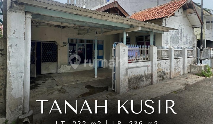 For Sale Bangunan 1 lantai Hitung Tanah & Hadap Timur