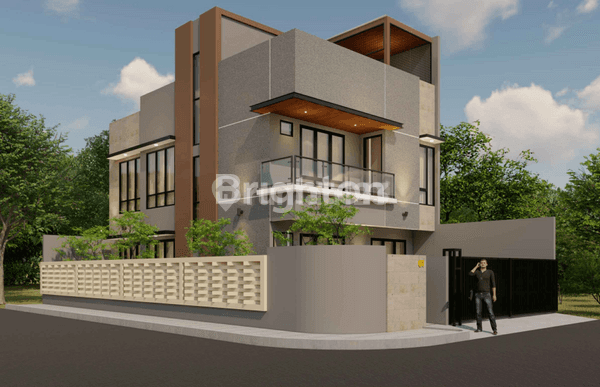 For Sale Rumah Baru Hoek 3 Lt Di Taman Villa Meruya  2