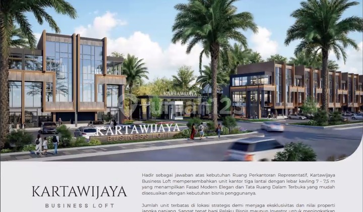 CHEAPEST! 3-story shop office with elevator in Kota Baru Parahyangan