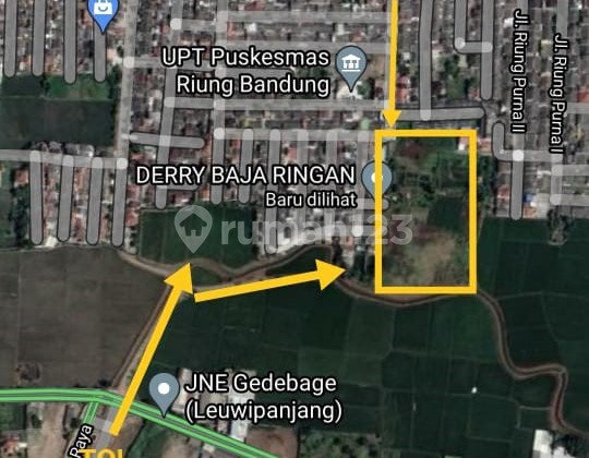 Termurah! Jual Cepat Tanah dibawah NJOP di Gedebage Bandung