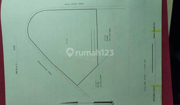 Kavling Luas Tanah 2.975m² di Menteng Jakarta Pusat 2