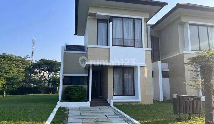 Dijual rumah 2 lantai semi furnished di BSD Eminent cluster Illustria (Rt) 1