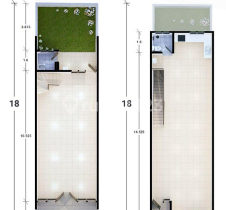 New, Ready-to-Use, Good, Strategic Krystal Ruko, suitable for boarding house.