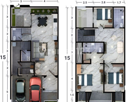 Chaira B Rumah Siap Huni Baru Strategis 2