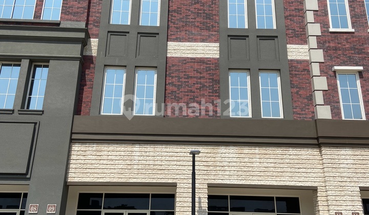For Rent: Shophouse Boston PIK2 4.5X15, 3 Floors, Corner Street Location 1