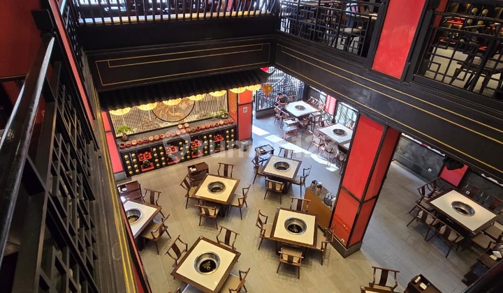 Disewakan Ruko Golf Island 4.5X15 Gandeng 3 Furnished Resto