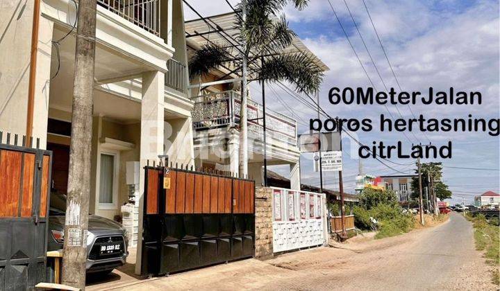 DIJUAL RUMAH 2 LANTAI DI JALAN POROS HERTASNING 1