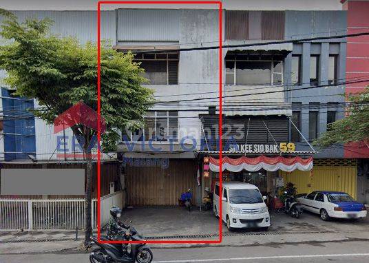 Disewakan Ruko 3 Lantai Poros Jalan Besar Kawasan Pasar Besar 1