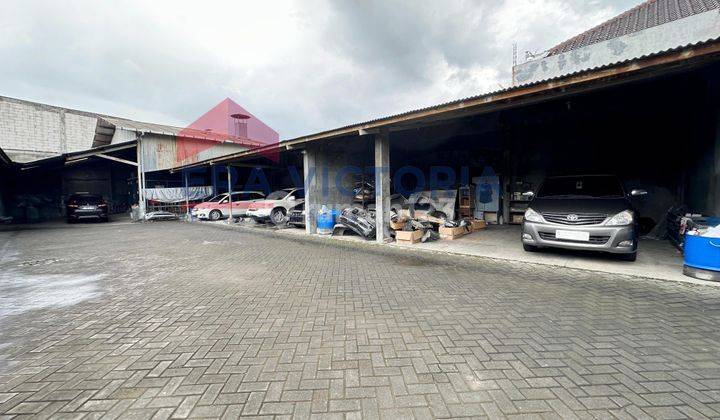 Lokasi Strategis Gudang Eks Bengkel di Jalan Ramai Potensi Bisnis Besar  1