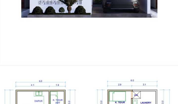 Rumah Baru Metland. Uk. 6x15 M2. Shm Kondisi Baru. Bebas Banjir.  2